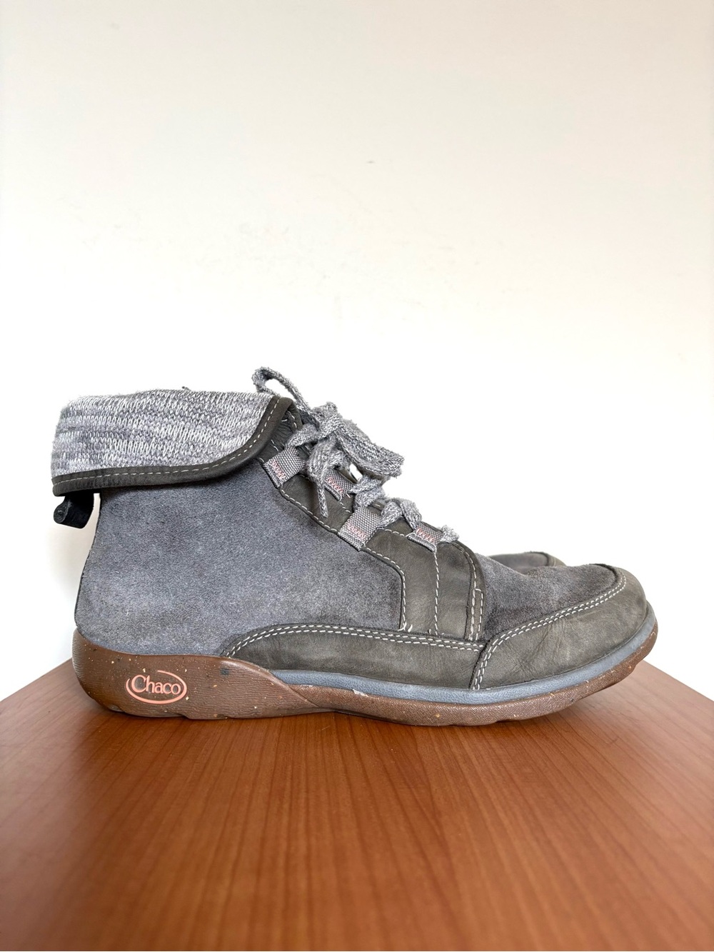 Chaco Women's Barbary Boot in Castlerock Grey Size 9 Hiking Lace Up Bootie